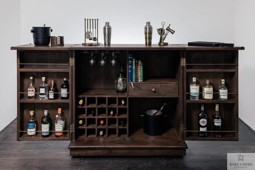 Barskåp - Queen - Utbyggbart på hjul - MyBarfurniture