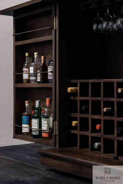 Bar Cabinet - Queen - Expandable on wheels - MyBarfurniture