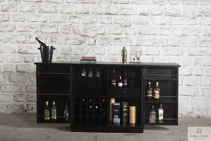 Bar Cabinet - Queen - Expandable on wheels - MyBarfurniture